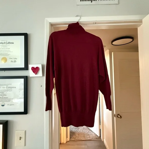 Gucci Burgundy Turtleneck Sweater - Picture 3 of 5